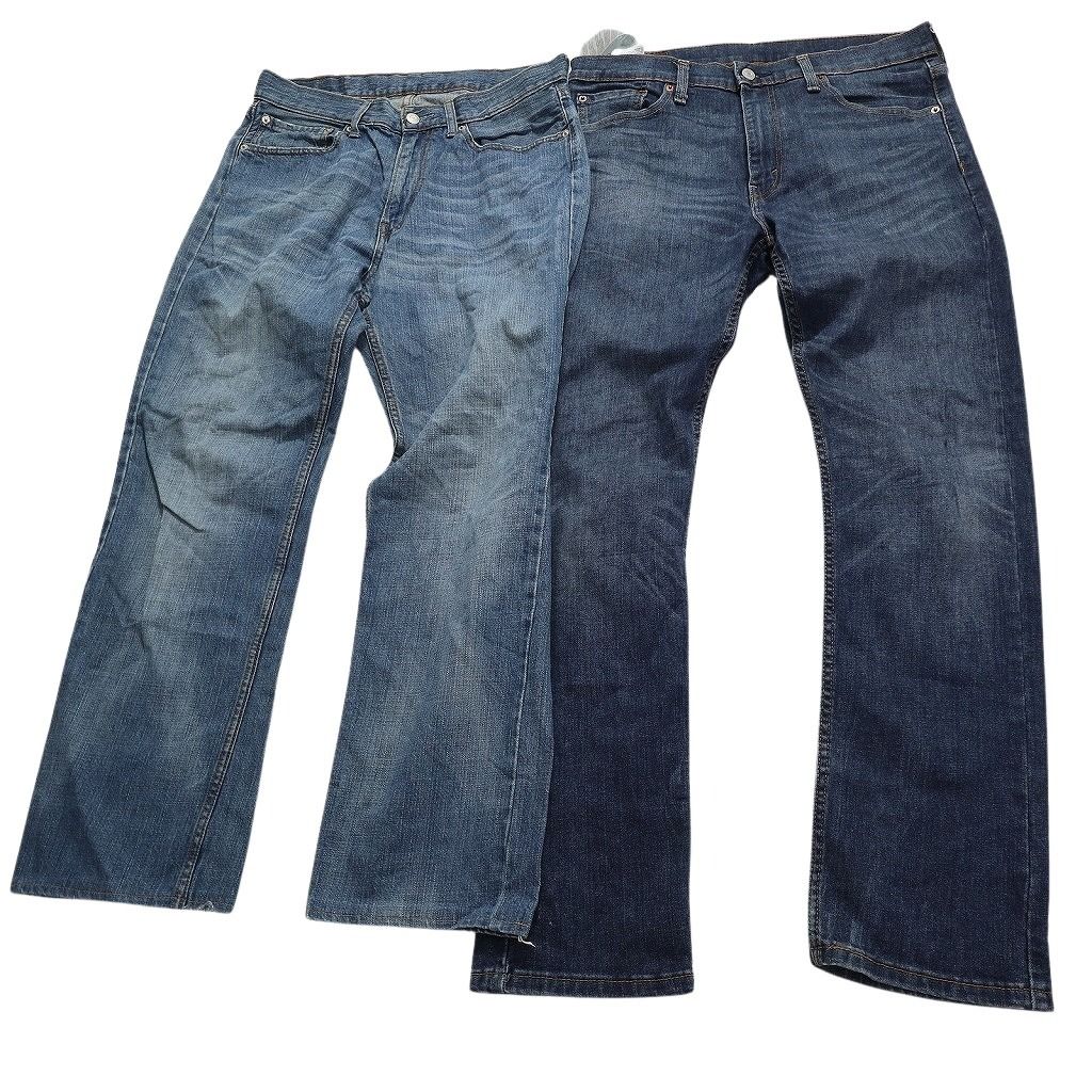 古着卸 リーバイス 品番MIX デニム パンツ 7枚セット メンズ 33 34 502 513 514 751 フェード グランジ 古着 NC1310 KIN-KAAI_COM