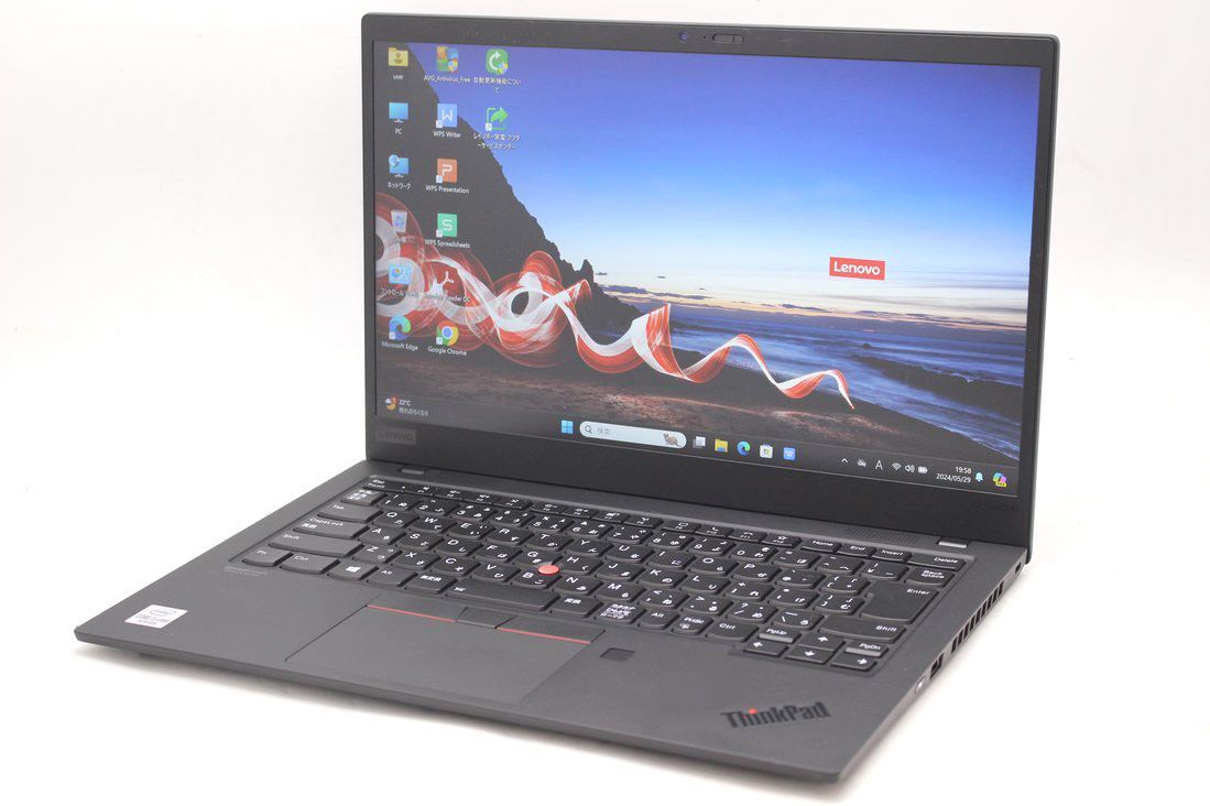 美品 Lenovo X1 Carbon Gen6 i5 レノボ 14型 FHD 美品 Lenovo THINKPAD X1