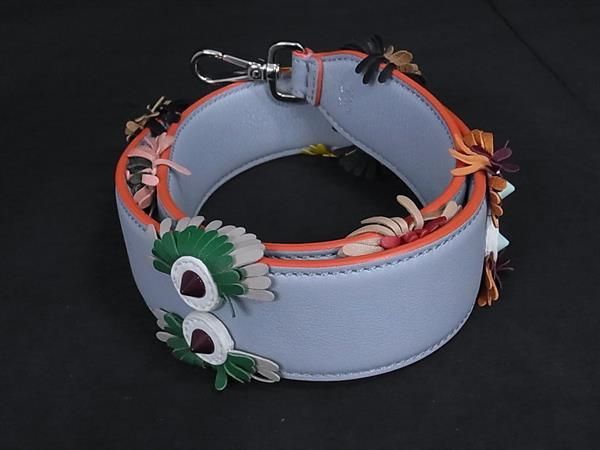 □極美品□ FENDI フェンディ ストラップユー モンスター レザー
