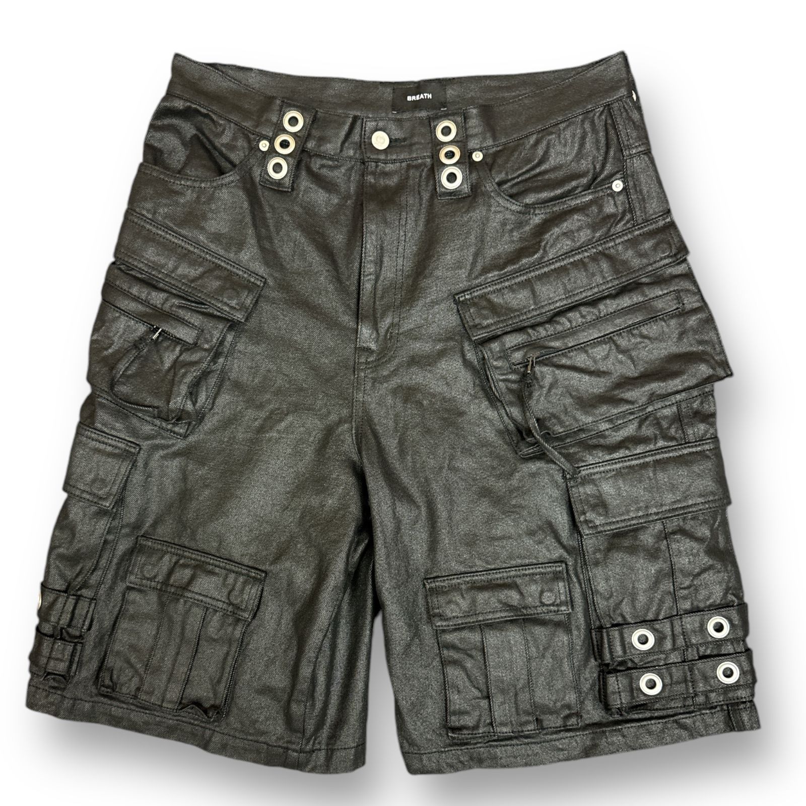 BREATH / 24SS/DAMAGE CARGO BIG SHORTS/1/デニム/BLU/BR24SS-P1007 定価44000円 新品 BREATH 24SS DAMAGE CARGO BIG SHORTS ダメージ