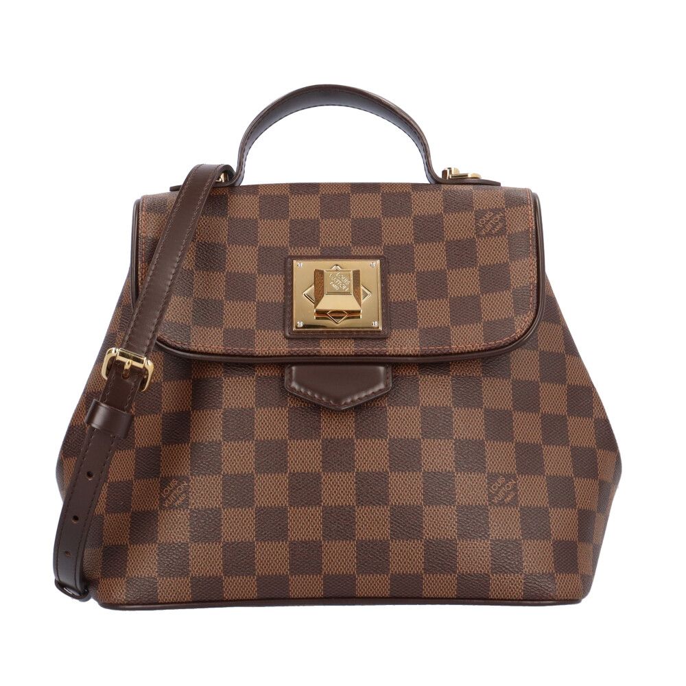 ルイヴィトン ベルガモPM ダミエ ショルダーバッグ ダミエキャンバス N41167 ブラウン レディース  LOUIS VUITTON  中古 ルイヴィトン  ルイ ヴィトン