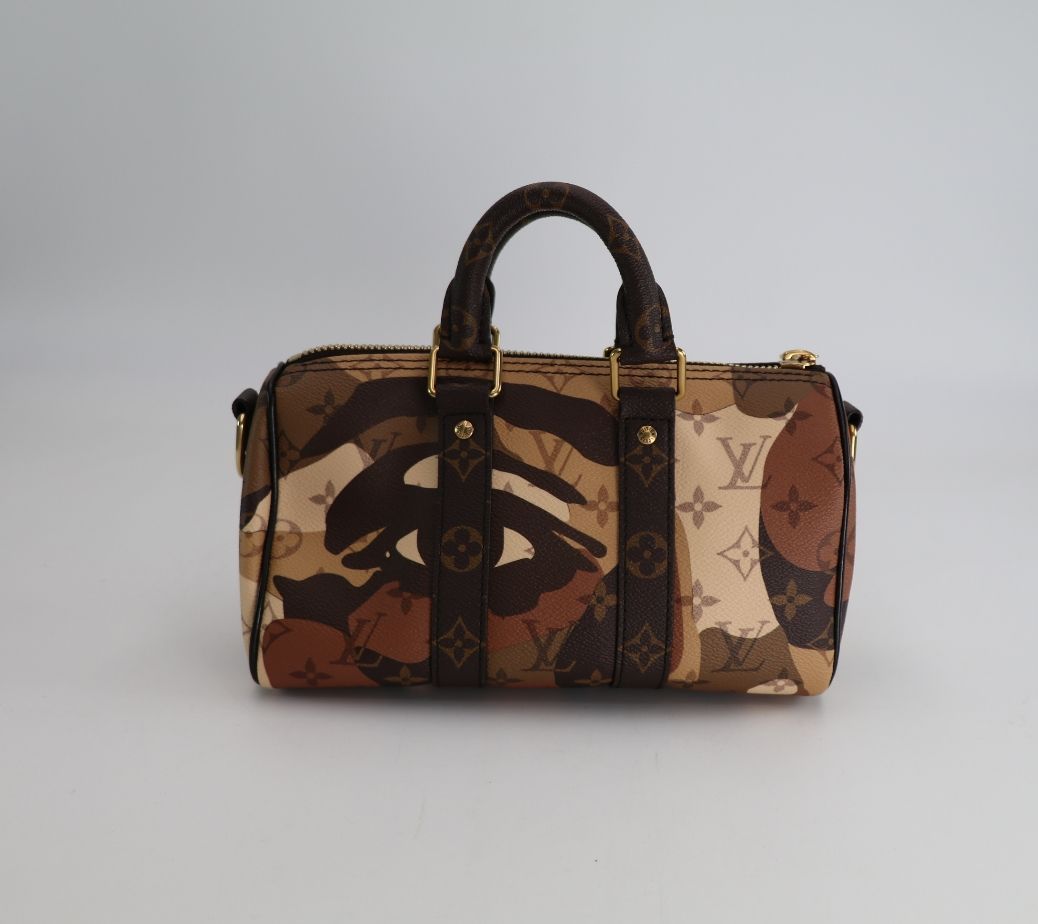 ルイヴィトン NIGO キーポル XS ルイヴィトン NIGOコラボ キーポルXS ブルー ネイビー メンズ