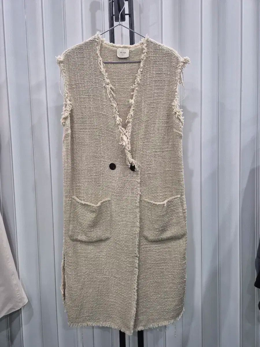 ALYSI 正規品 ツイード ロング ベスト