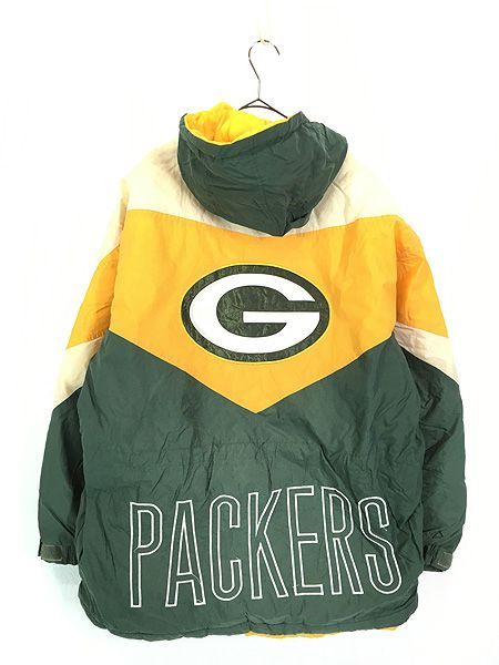 古着 90s NFL Green Bay Packers パッカーズ パデット ナイロン