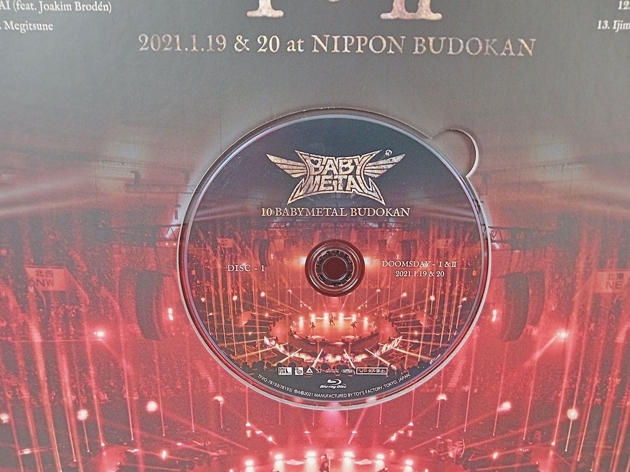 10 BABYL BUDOKAN 初回盤 Blu-ray 新品未開封 Blu-ray］10 BABYMETAL BUDOKAN（初回生産限定盤） – TOY'S STORE