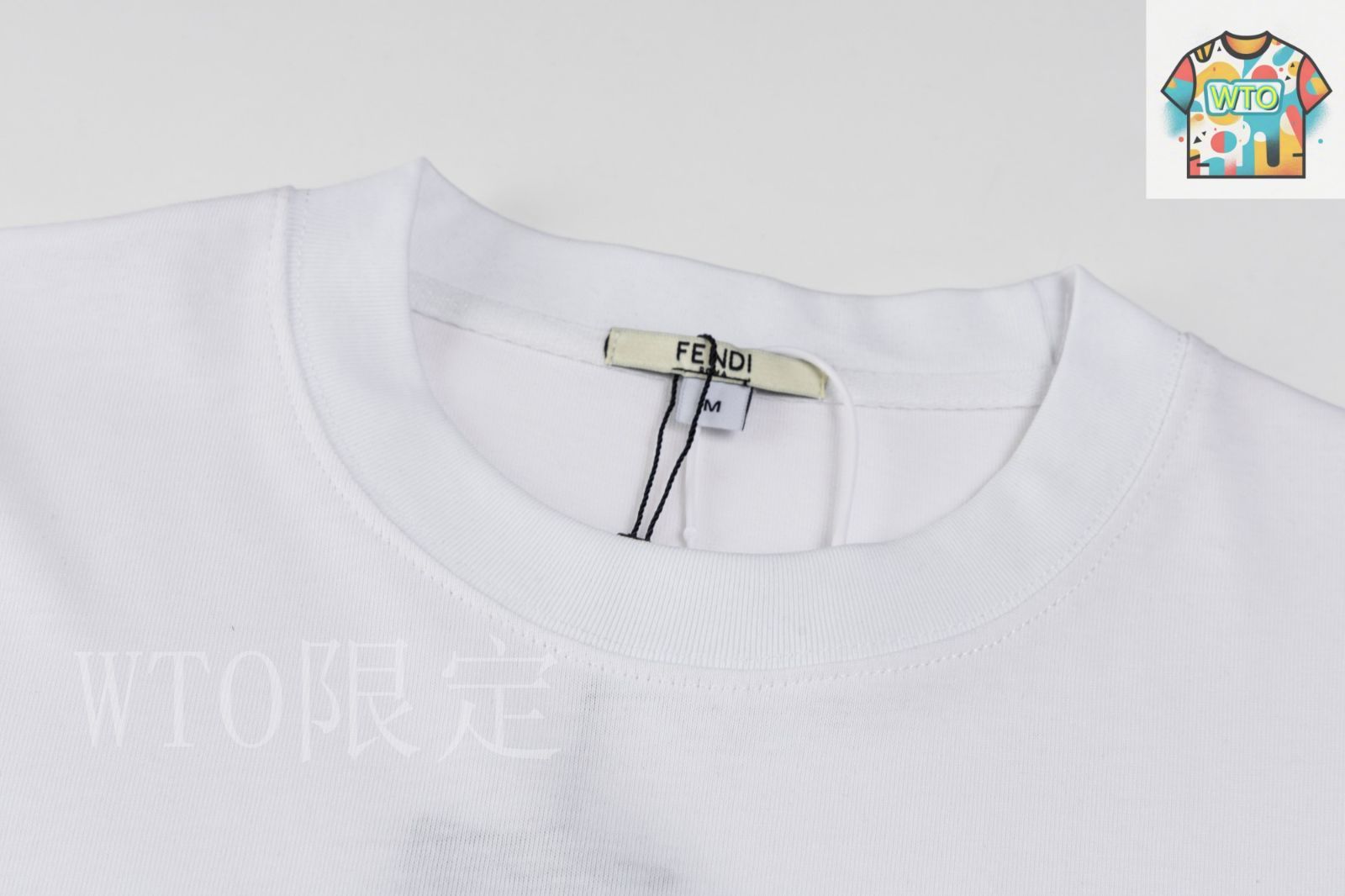 【FENDI】25SS＊Fendiクレスト刺繍 コットン Tシャツ 半袖 今日特価】FENDI 25SS 刺繍ロゴ T シャツ-2 - メルカリ
