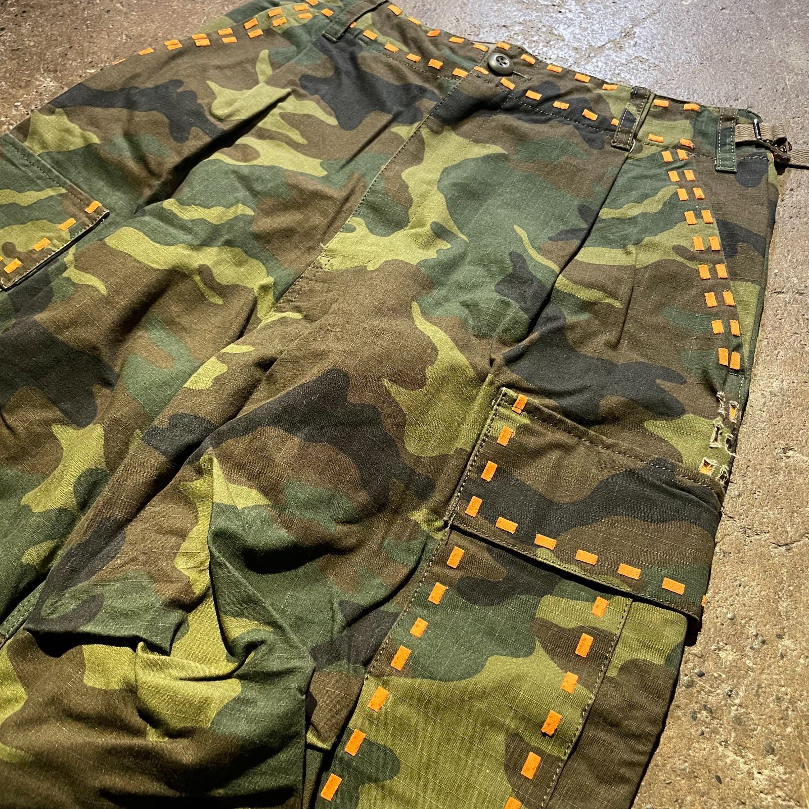 AMOK Laser Stitch Camoflage Pants 232061-A アモク レーザー