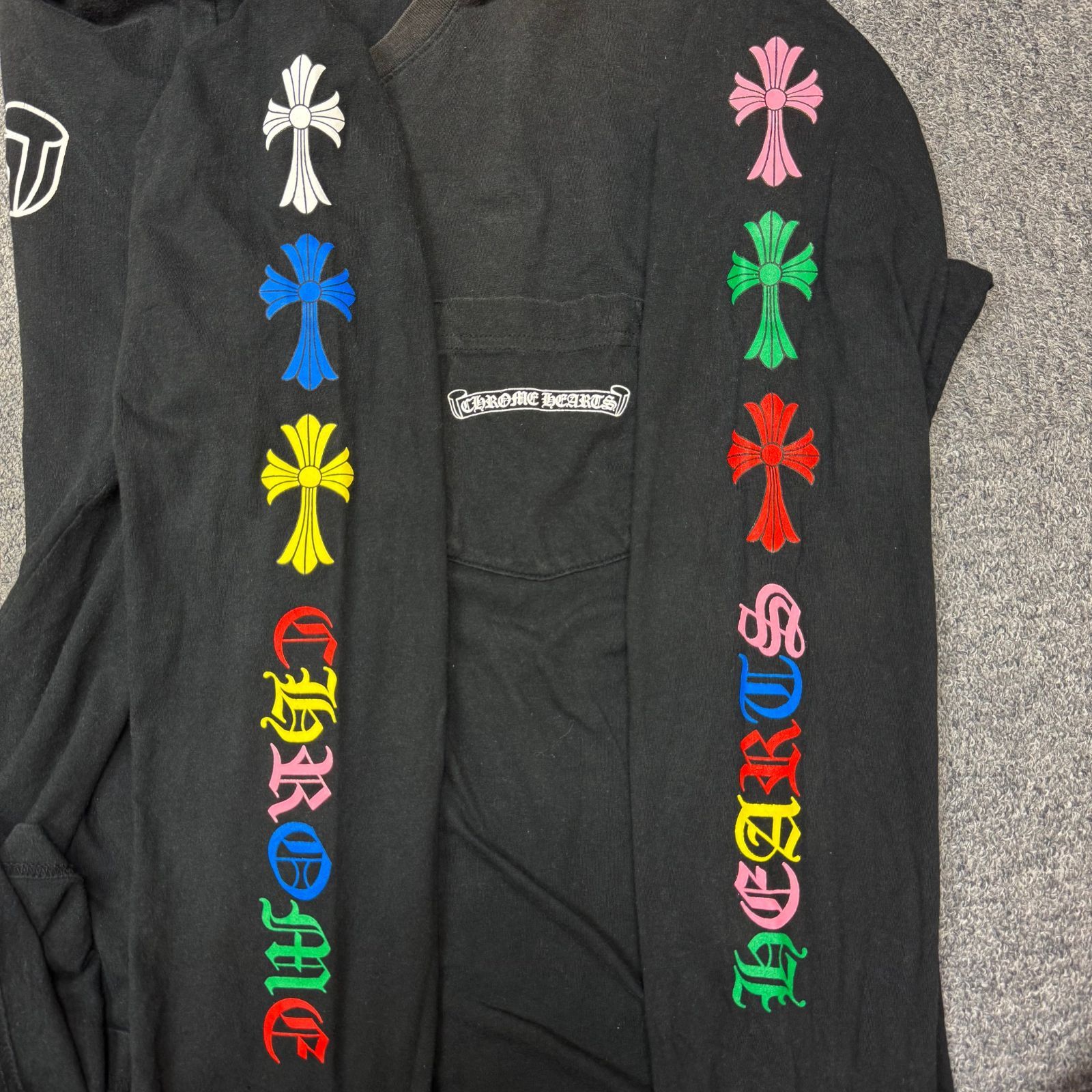 国内正規 CHROME HEARTS MLTCOL CEM CRS LS マルチカラー セメタリー 