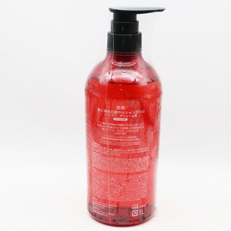 黒華/KOKKA シャンプー7　720ml リンスのいらないシャンプー Amazon.co.jp: 黒華【KOKKA】 髪と頭皮の健やかシャンプーⅦ
