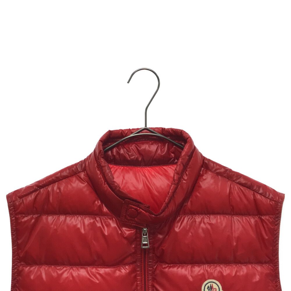 MONCLER (モンクレール) GUI GILET ナイロンダウンベスト レッド