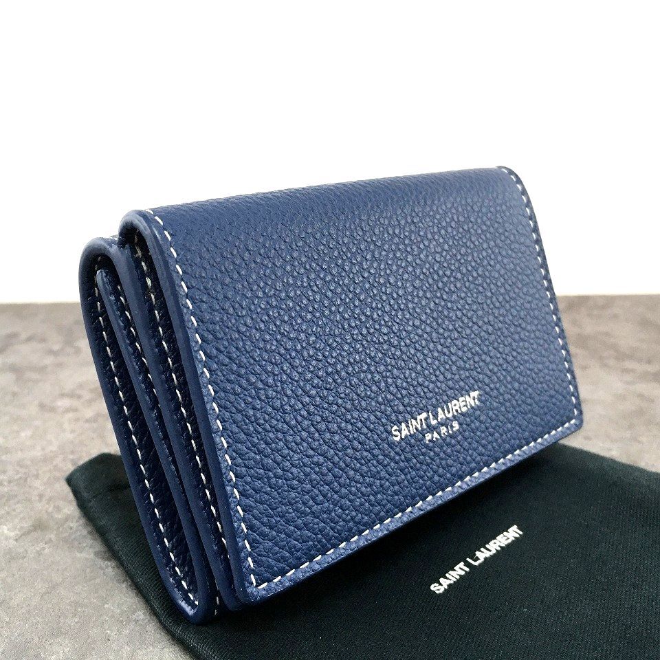 送料込み！ 未使用品 SAINT LAURENT コンパウトウォレット