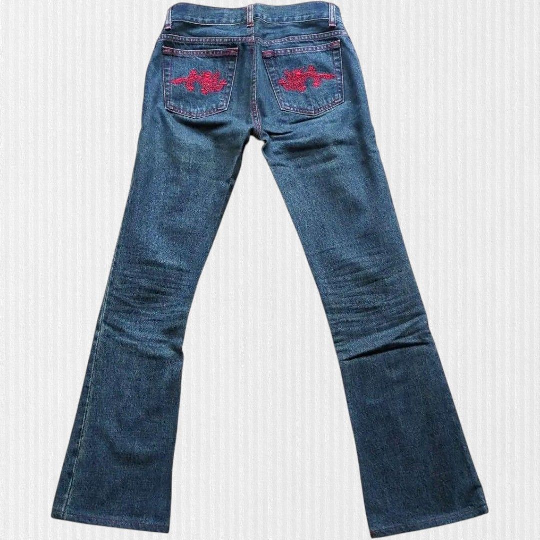 ヴィヴィアンタム フレアデニム（刺繍付き） ○良品○ VIVIENNE TAM