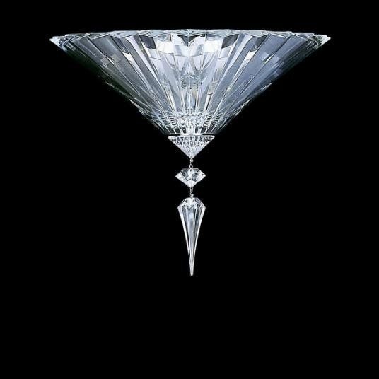 バカラ Baccarat ミルニュイ ウォールユニット 1灯 ブラケットライト 壁掛け照明器具 壁灯クリスタルガラス 定価82万 ヤマギワ 他011