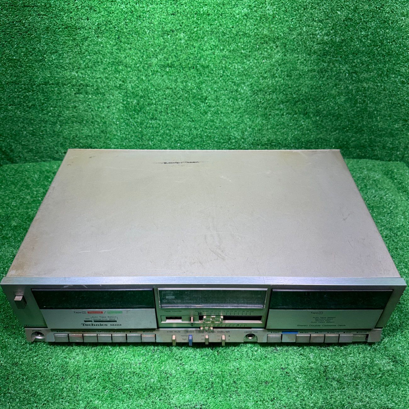 ジャンク／要修理】Technics RS-M222 ステレオダブルカセットデッキ