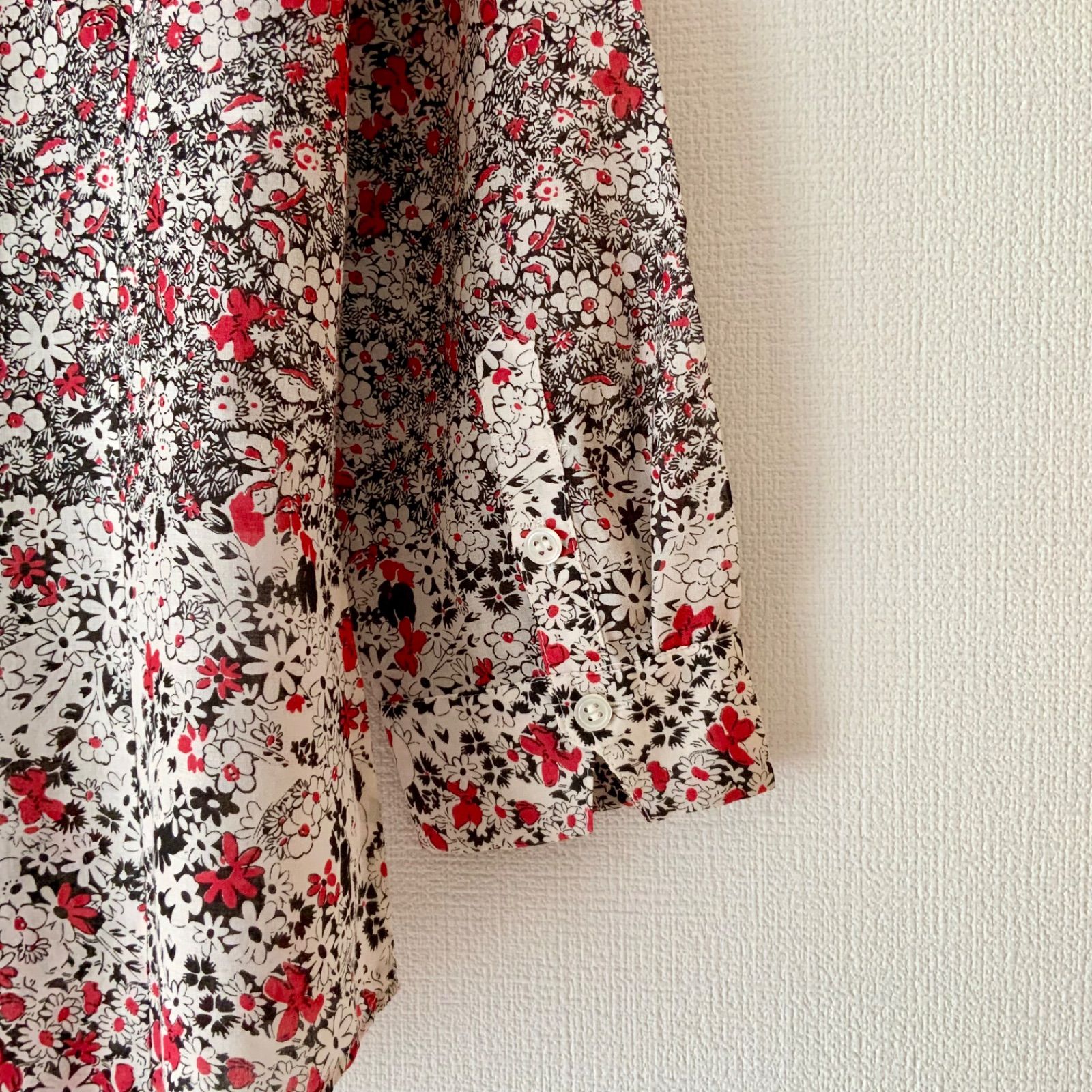 Paul Smith Black Label ポールスミスブラックレーベル】花柄 ブラウス 