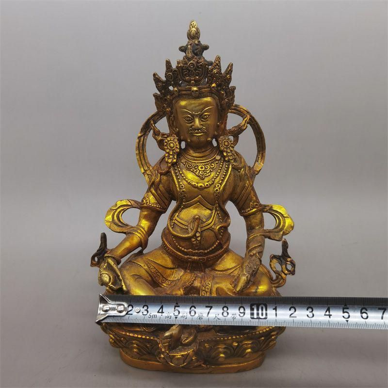 黄財神仏像 装飾品 工芸品 美術品 置物 - メルカリ