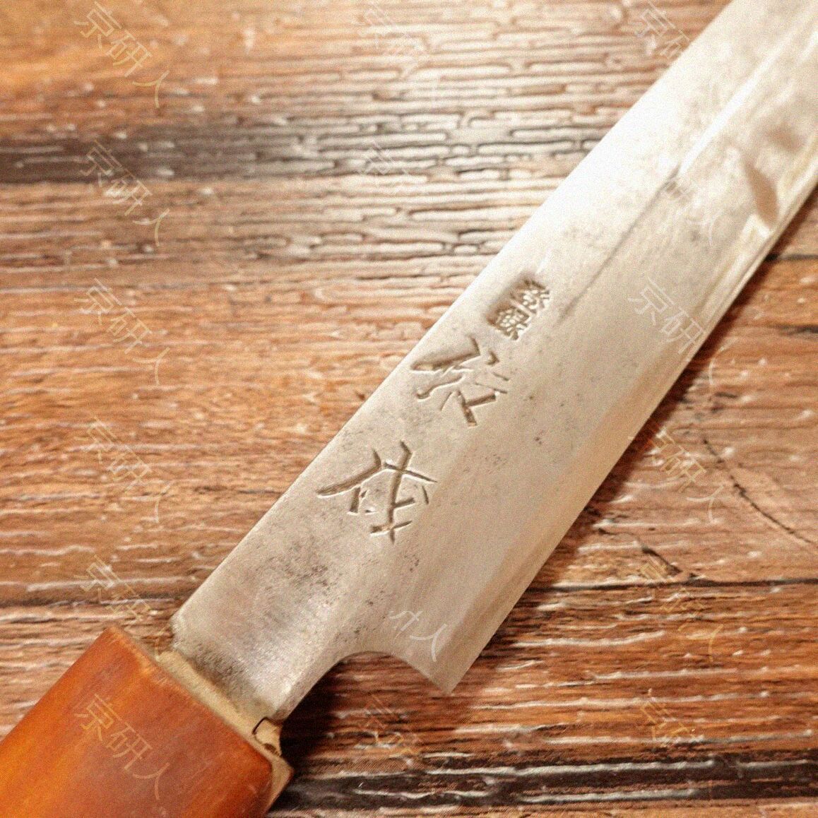 佑成 ダマスカス鋼 柳刃包丁 一尺 鞘付き 和庖刀｜株式