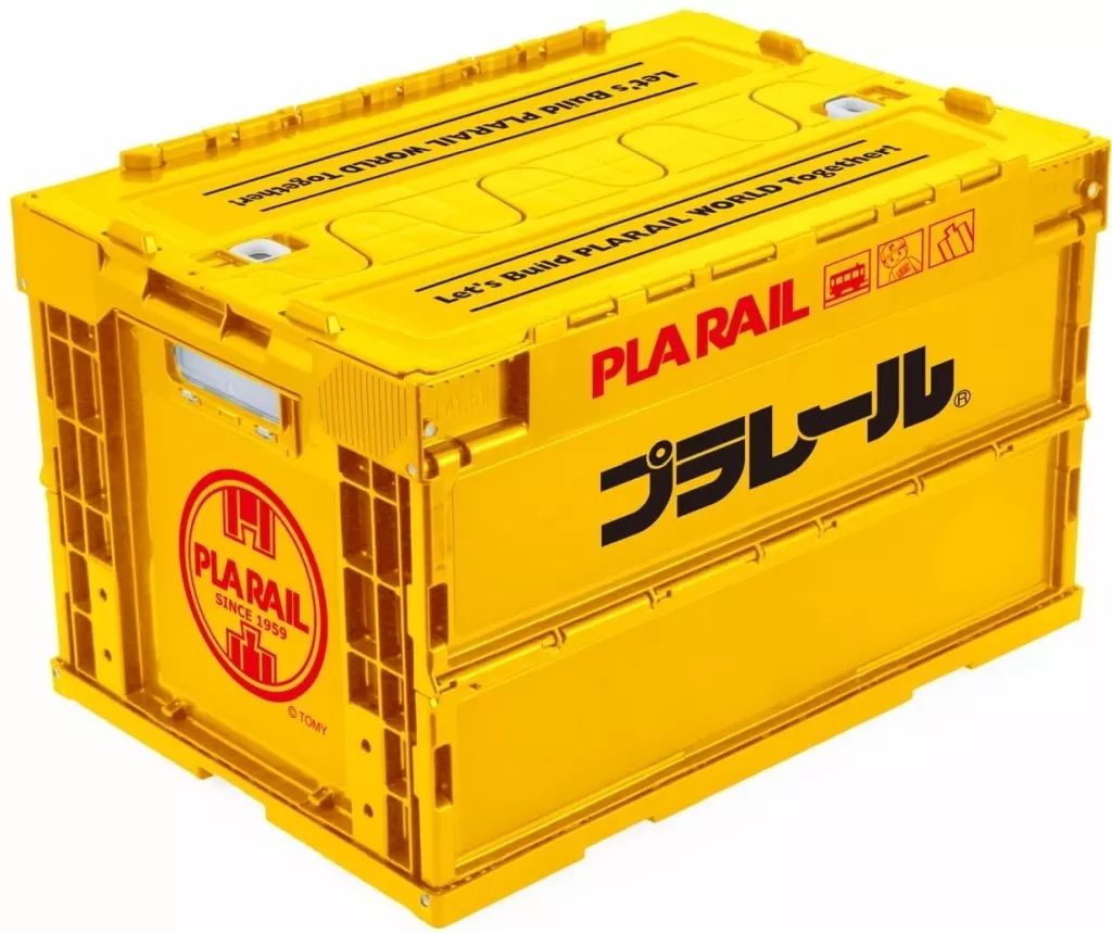 雑貨 プラレール ロゴ 折りたたみコンテナ プラレール