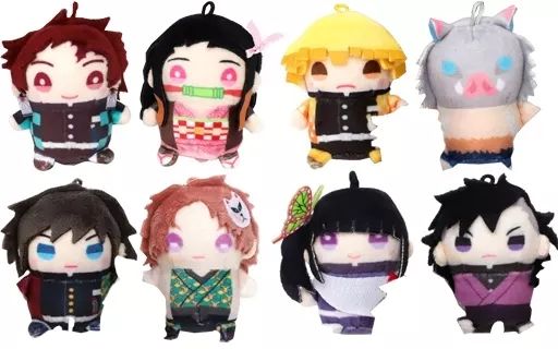 雑貨 全8種セット 鬼滅の刃 ちっちゃいまめめいと ぬいぐるみマスコットコレクション 第1弾