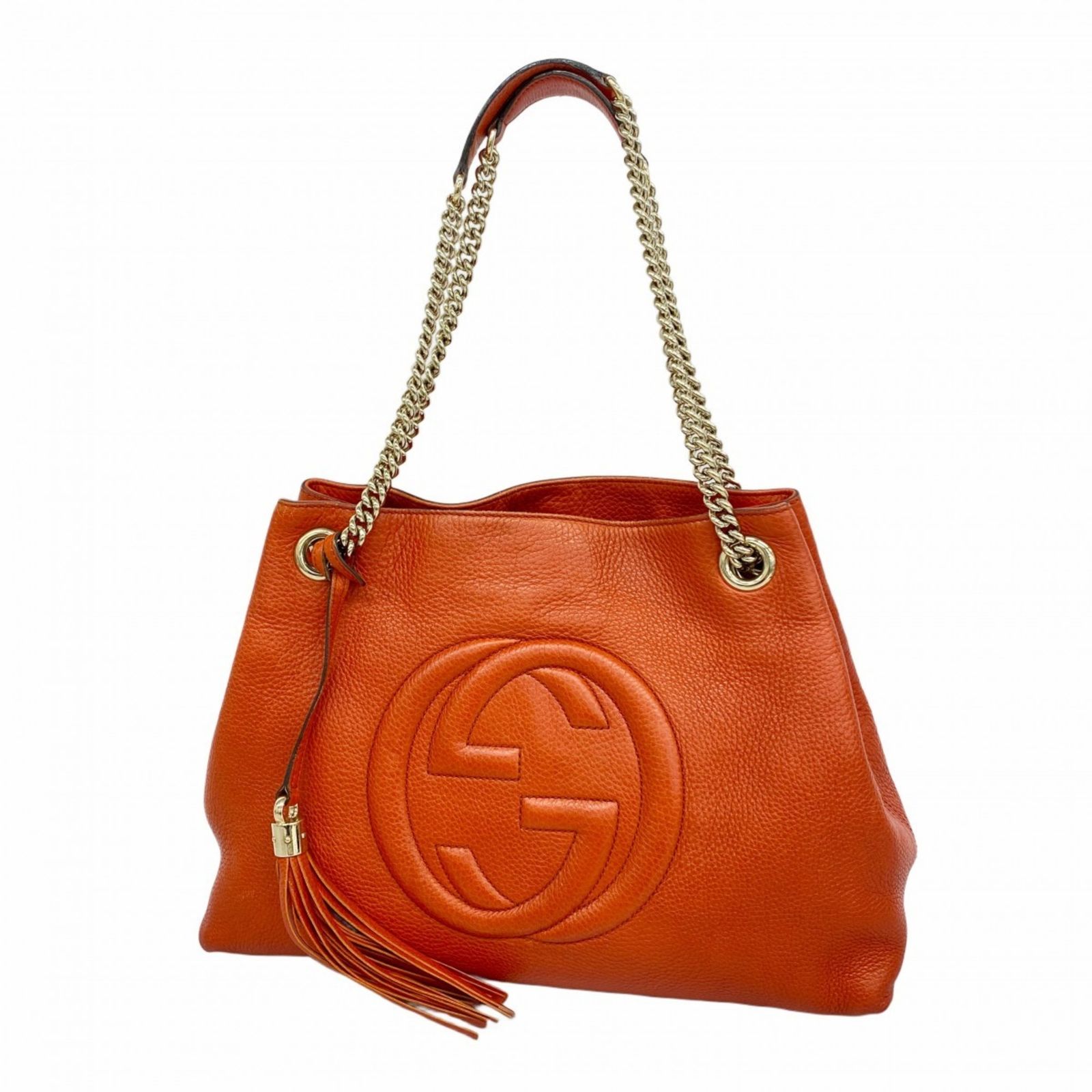 グッチ Gucci グッチ ショルダーバッグ ソーホー 308982 レザー レッド シャンパンレディース