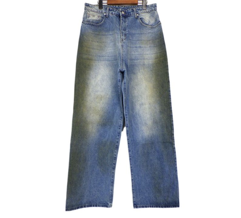 Basketcase Gallery LAXバギーデニム 膝ダメージ Basketcase Gallery LAXバギーデニム 膝ダメージ LAX BAGGY