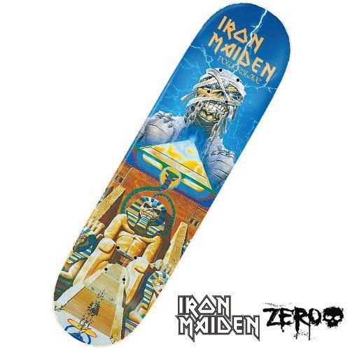 ZERO×IRON MAIDEN スケートボードデッキ ゼロ アイアン