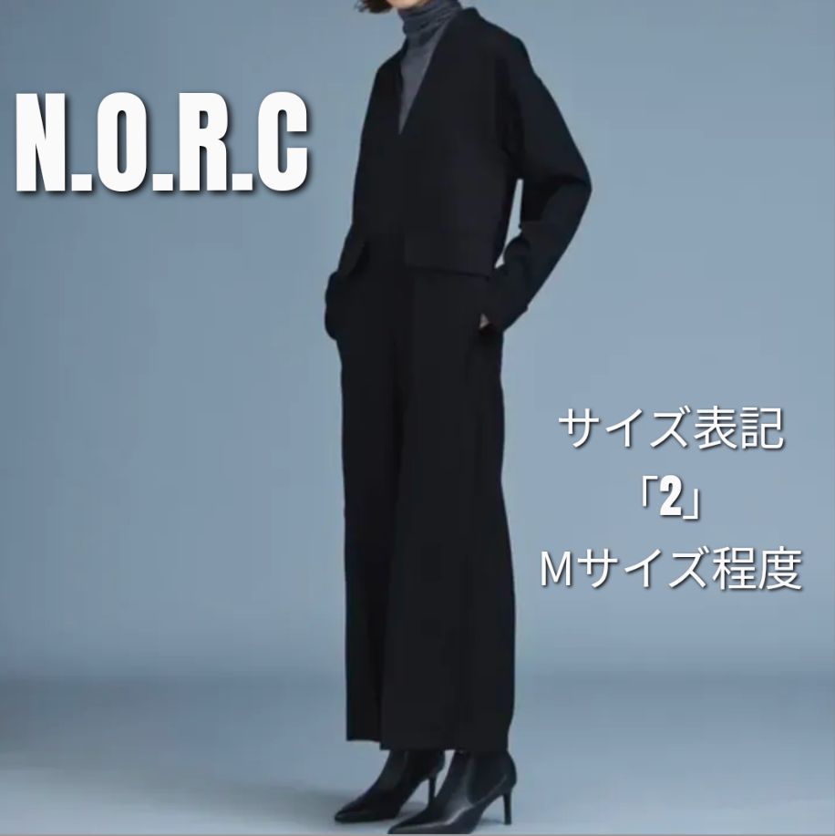 N.O.R.C ノーク ウールライク オールインワン Мサイズ程度 普段使い 卒園式 卒業式 入園式 入学式 フォーマル