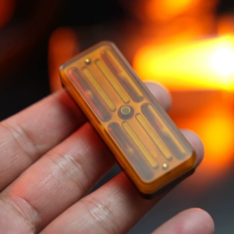 EDC フィジェットトイ ハンドスピナー チタン合金製 三層磁力