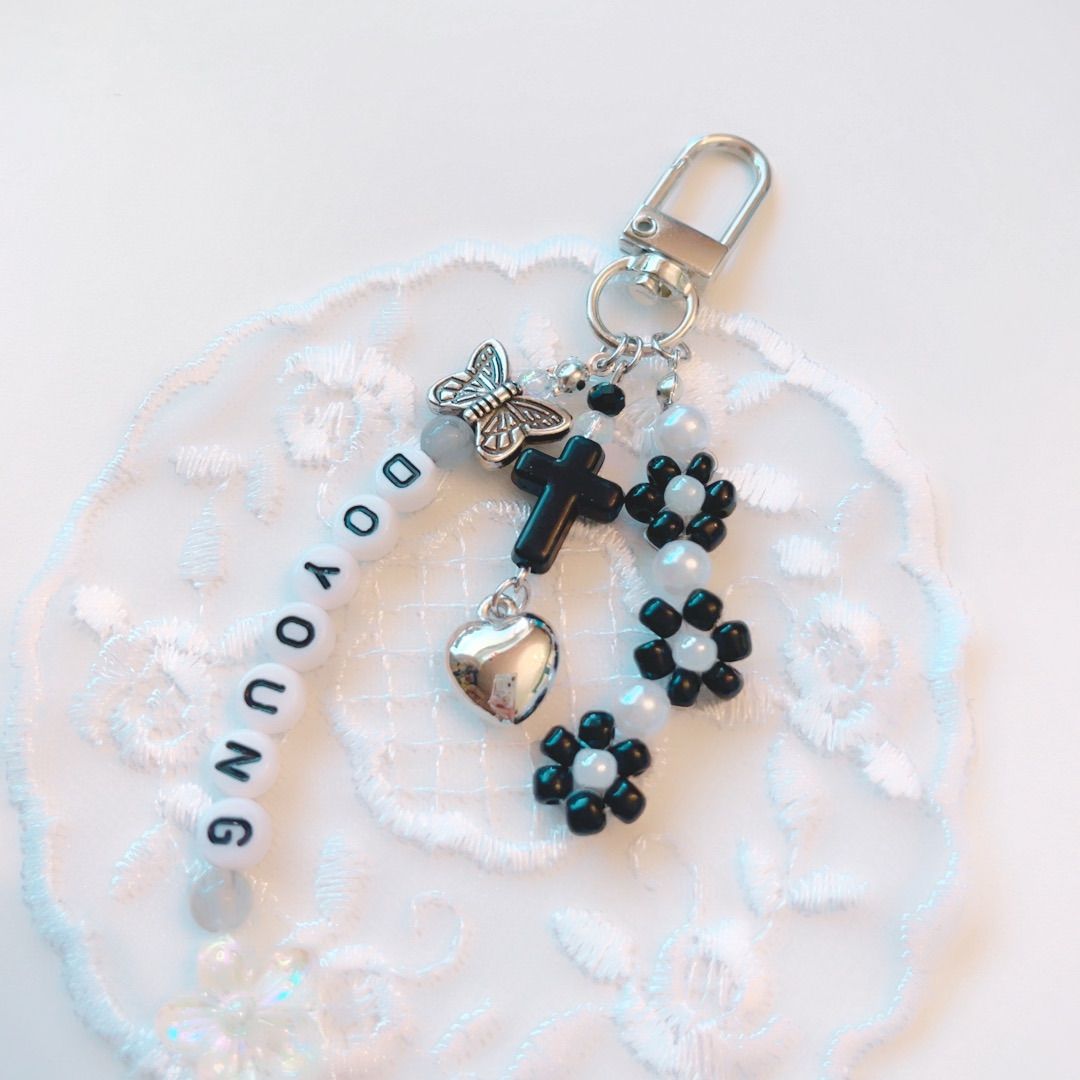 【210816A】ビーズ キーホルダー 韓国 オーダー nct ドヨン 210816Aビーズ キーホルダー 韓国 オーダー nct ドヨン ♪まるポン