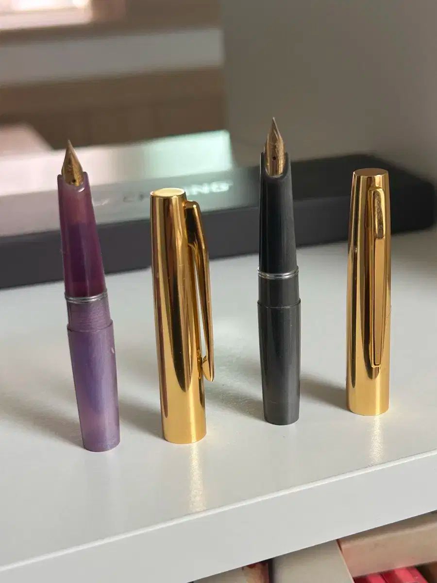 1950年代日本ショート万年筆2本全て