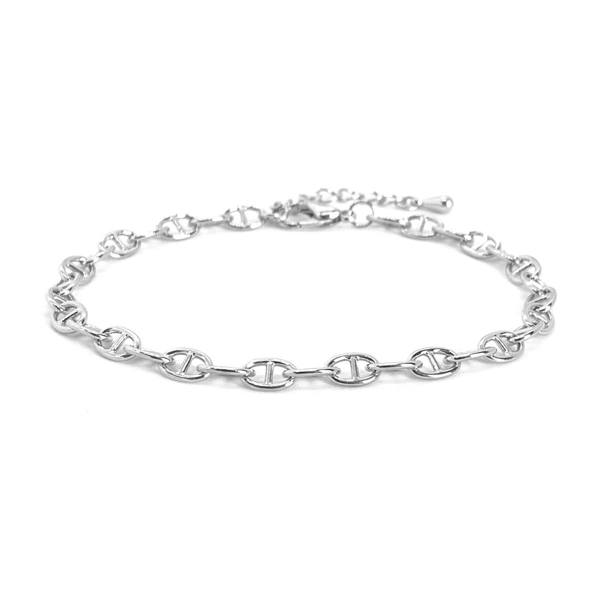 アンカー マリーナ ブレスレット チェーン シルバー silver 925 3 シルバー925 アンカーチェーン ブレスレット シルバー マンテル
