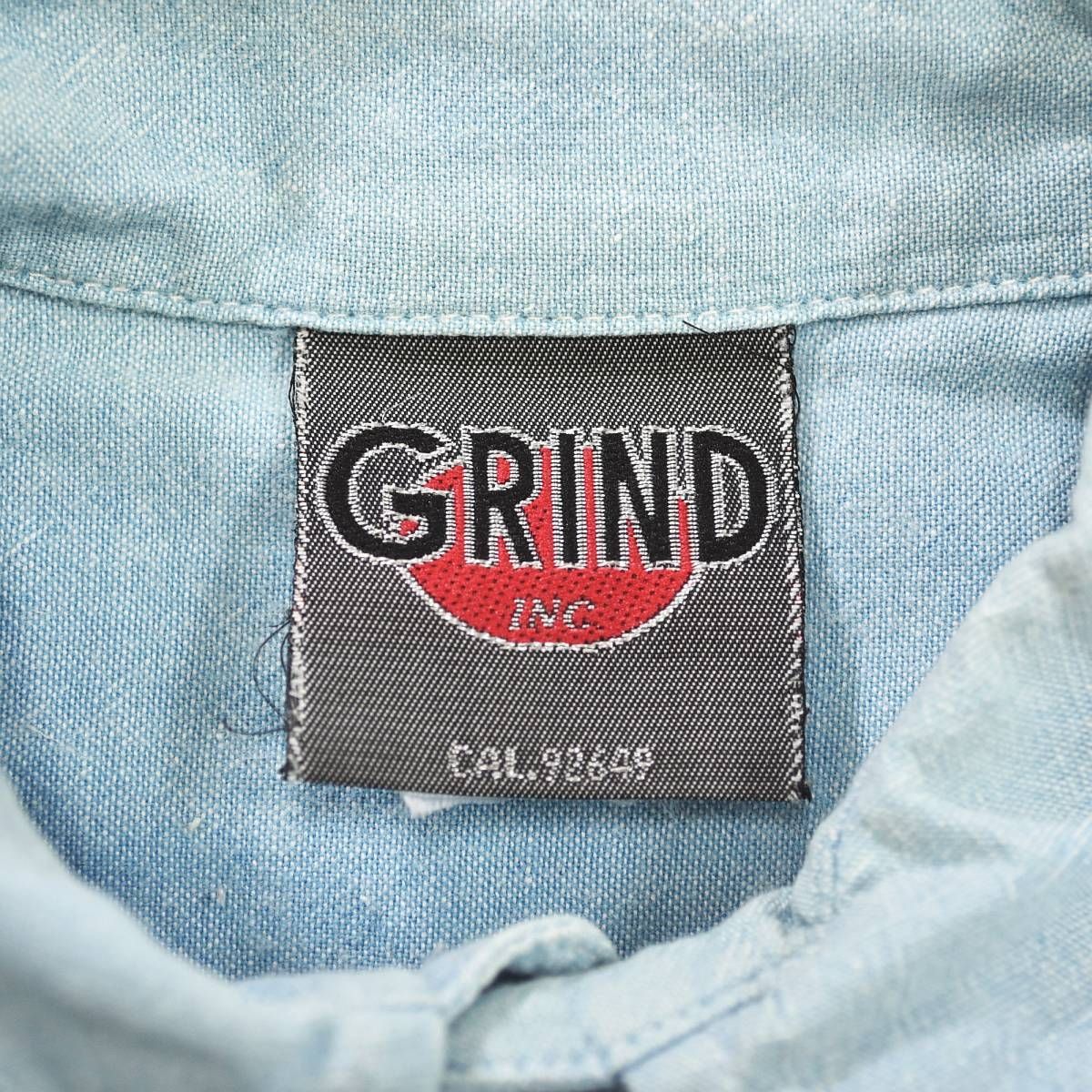 入手困難】 90sヴィンテージ グラインド GRIND INC シャンブレー 