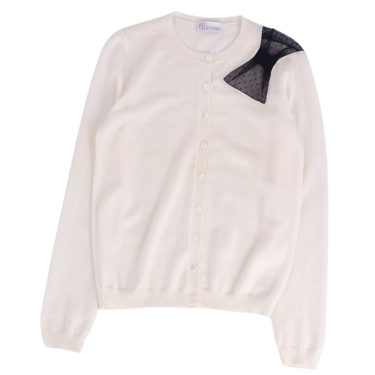 極美品 レッド ヴァレンティノ RED VALENTINO カーディガン ニット 