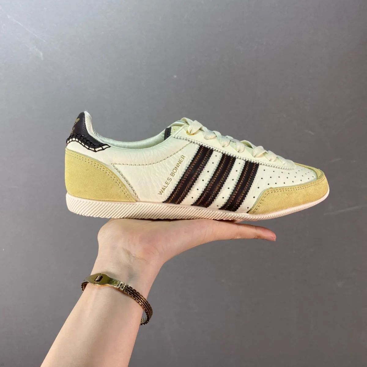 新品  箱付  adidas Japan Wales Bonner Cream Men's - GY5748 サンバ