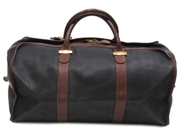 良品✨ダンヒル ボストンバッグ レザー ゴールド金具 大容量 ブラック