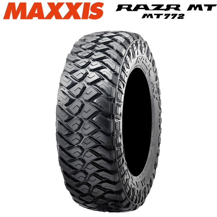 20 MAXXIS 285|70R17 10PR 121|118Q MT772 RAZR レイザー マキシス MTタイヤ オフロードタイヤ マッドテレーン 1本