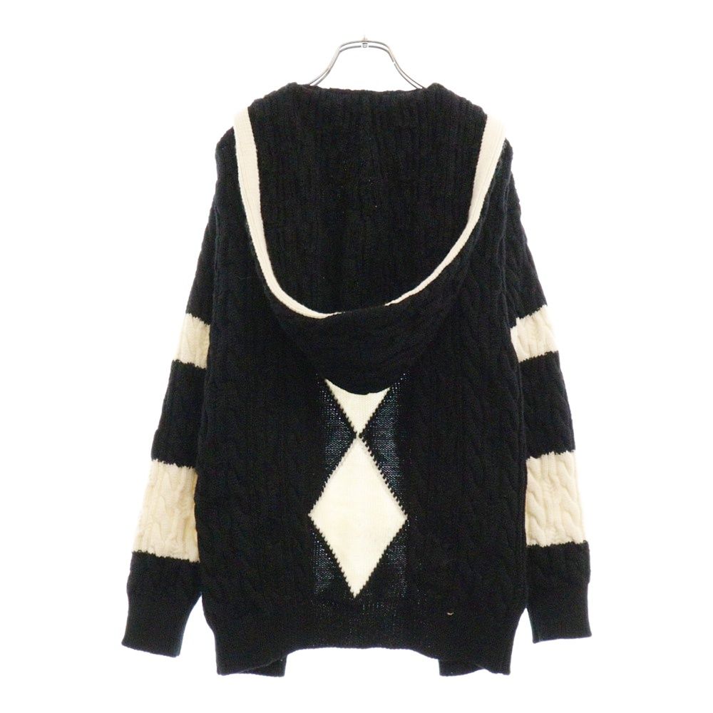 SAINT LAURENT PARIS (サンローランパリ) 19SS ボタンレスフーデッド