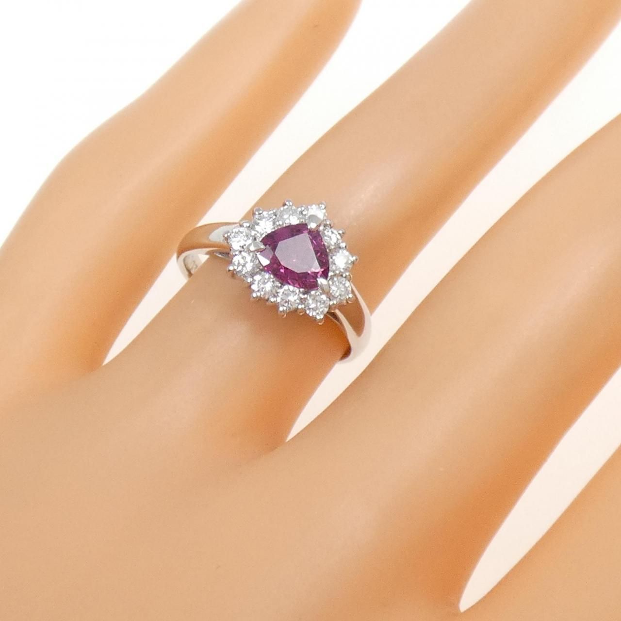最大15%OFFクーポン ルビー PT850 リング メルカリ - 0.78CT アクセサリー