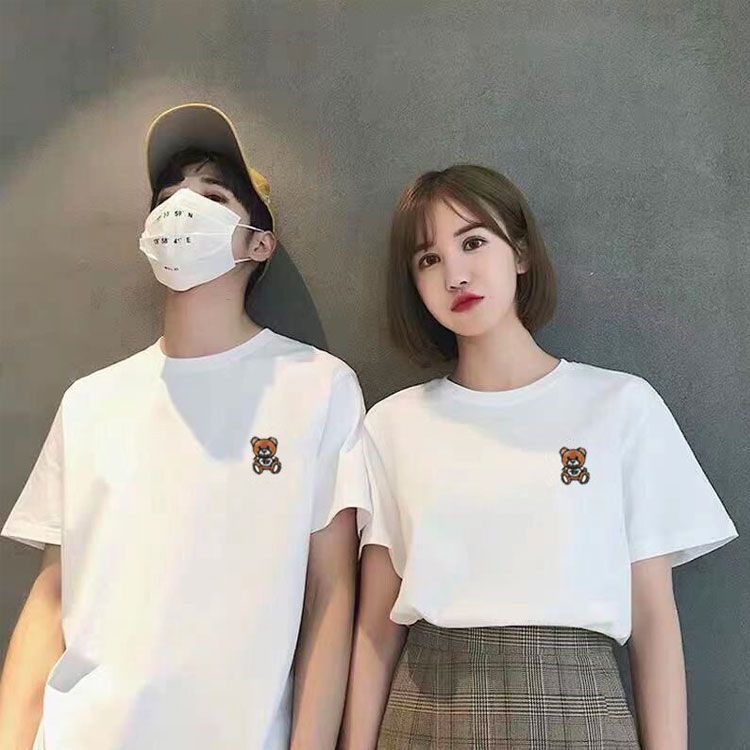 balibiki 韓国★半袖Tシャツ カップルルック ビーチウェア★ 楽天市場】ペア 水着 カップル お揃い 水着 レディース 体型