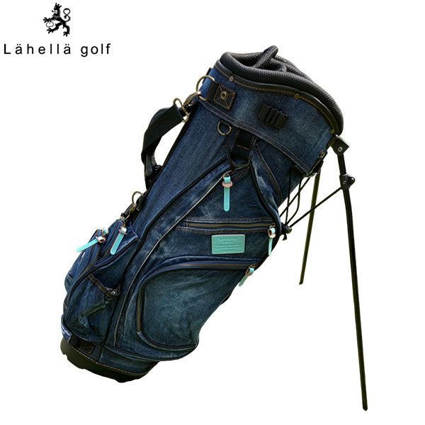 限定カラー】ラヘラ ゴルフ L-510 デニム スタンド キャディバッグ