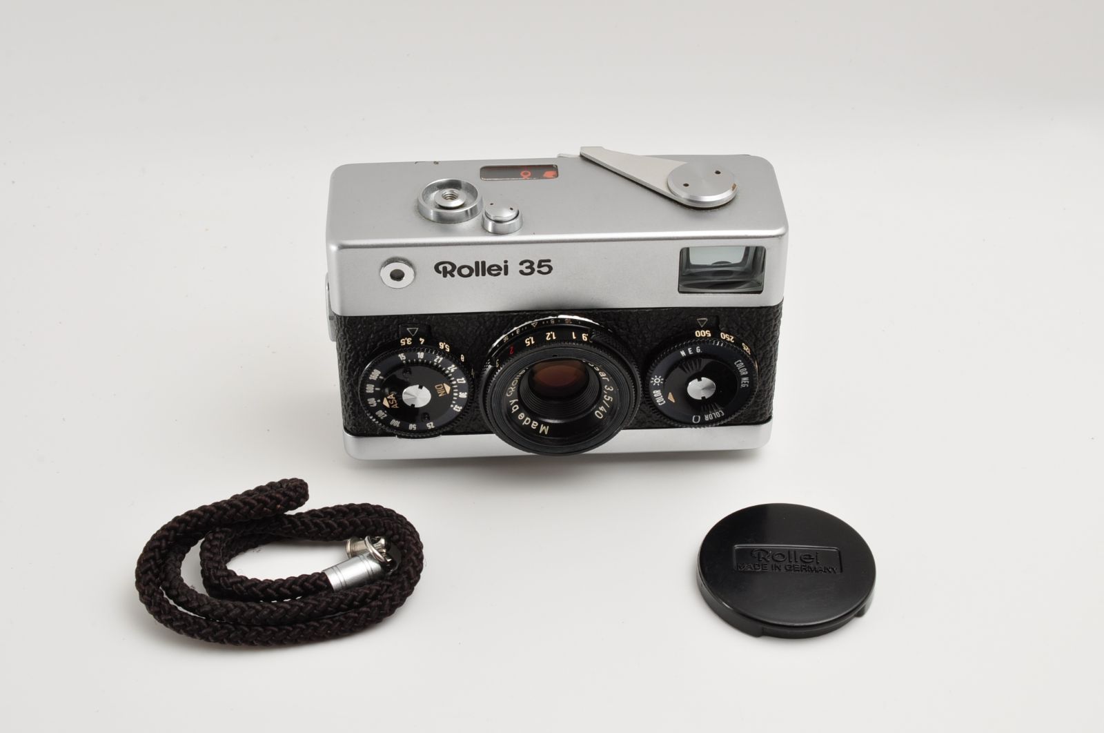 完動品】 ローライ Rollei 35 Tessar 40mm F3.5 シルバー