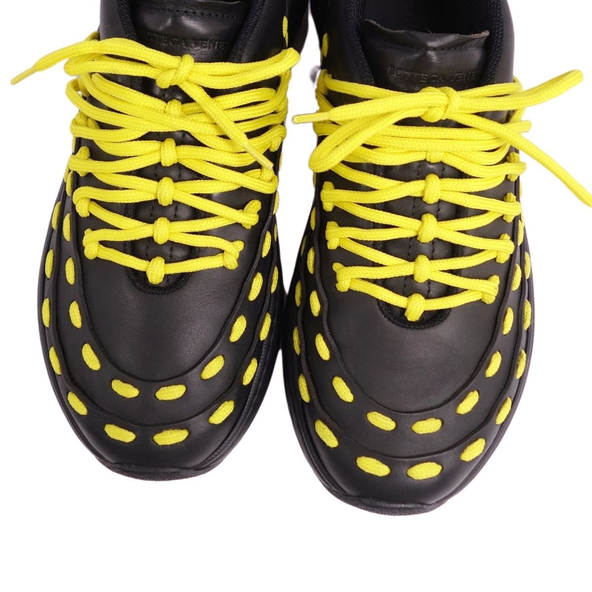 美品 ボッテガヴェネタ BOTTEGA VENETA スニーカー レースアップ SPEED 