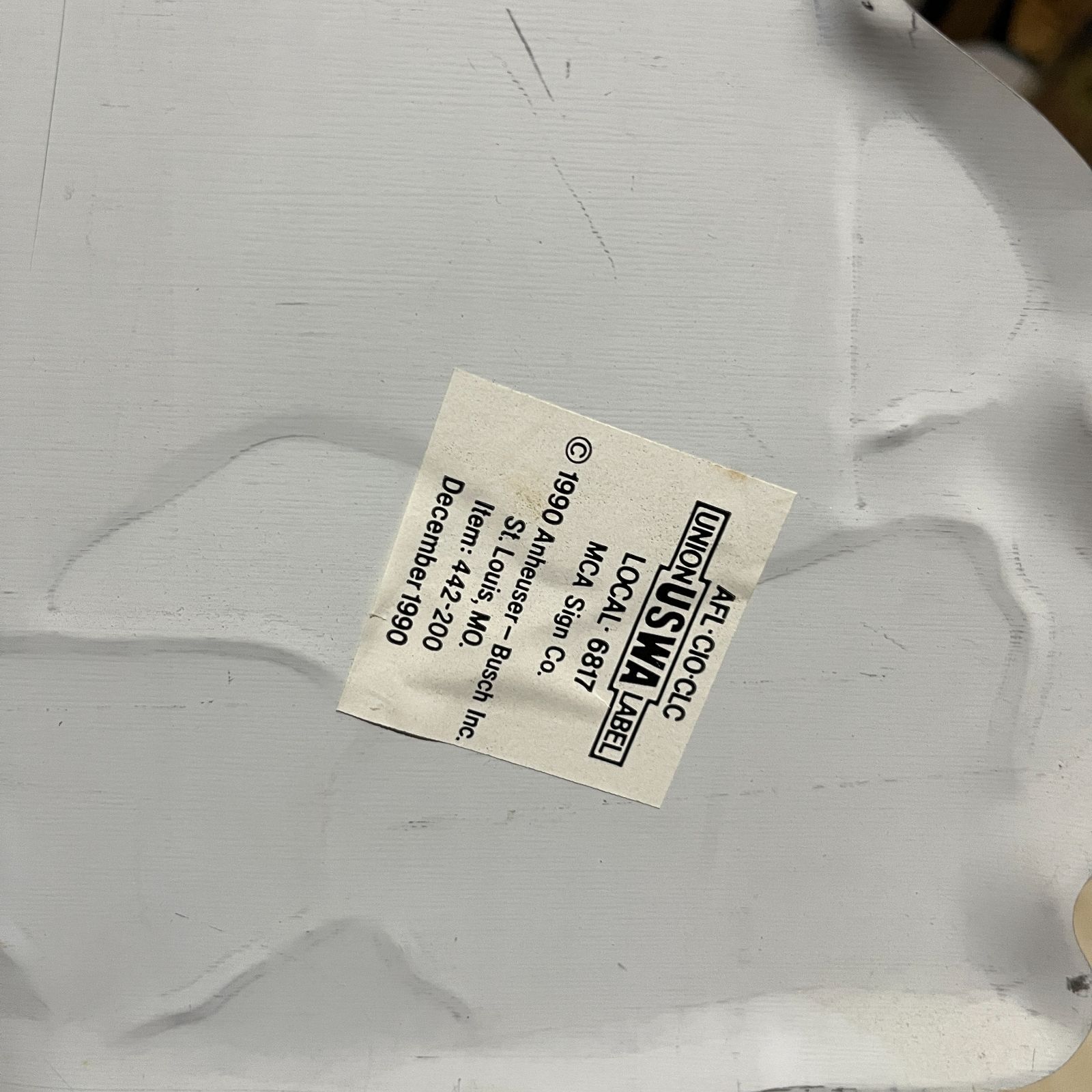 メタルサイン / 看板】1990 