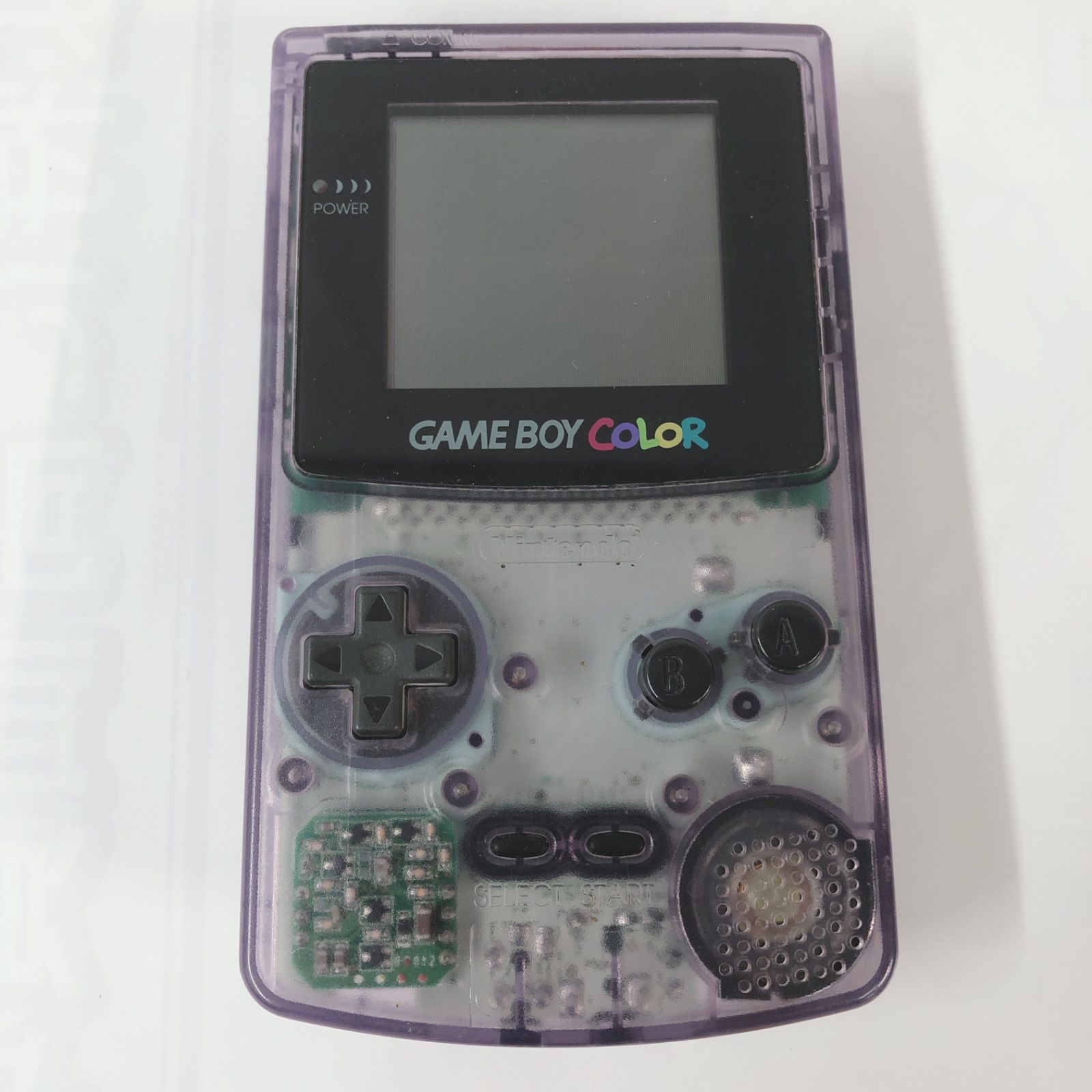ゲームボーイカラークリアパープル