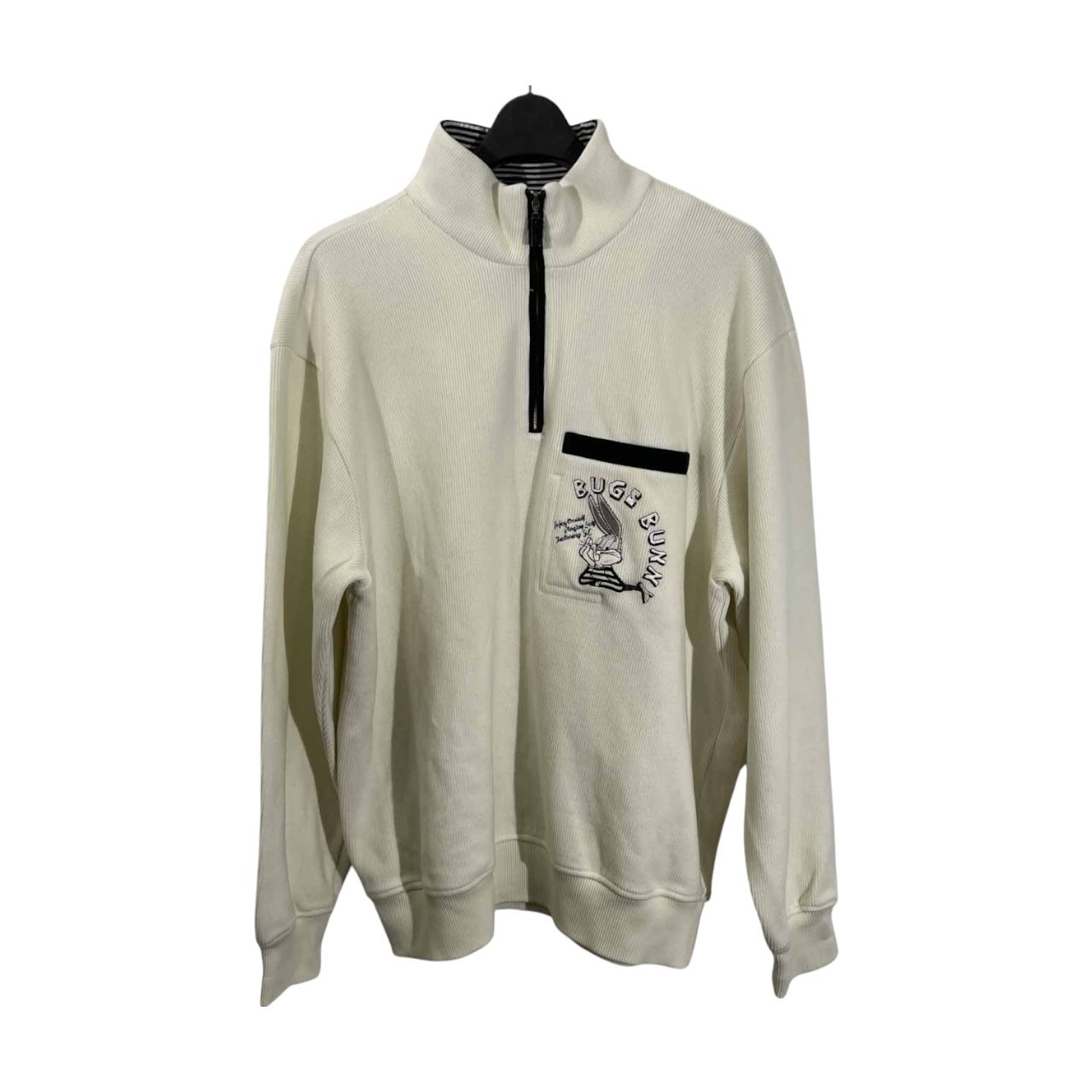 GREENCLUBS グリーンクラブ ハーフジップニット マルチボーダー