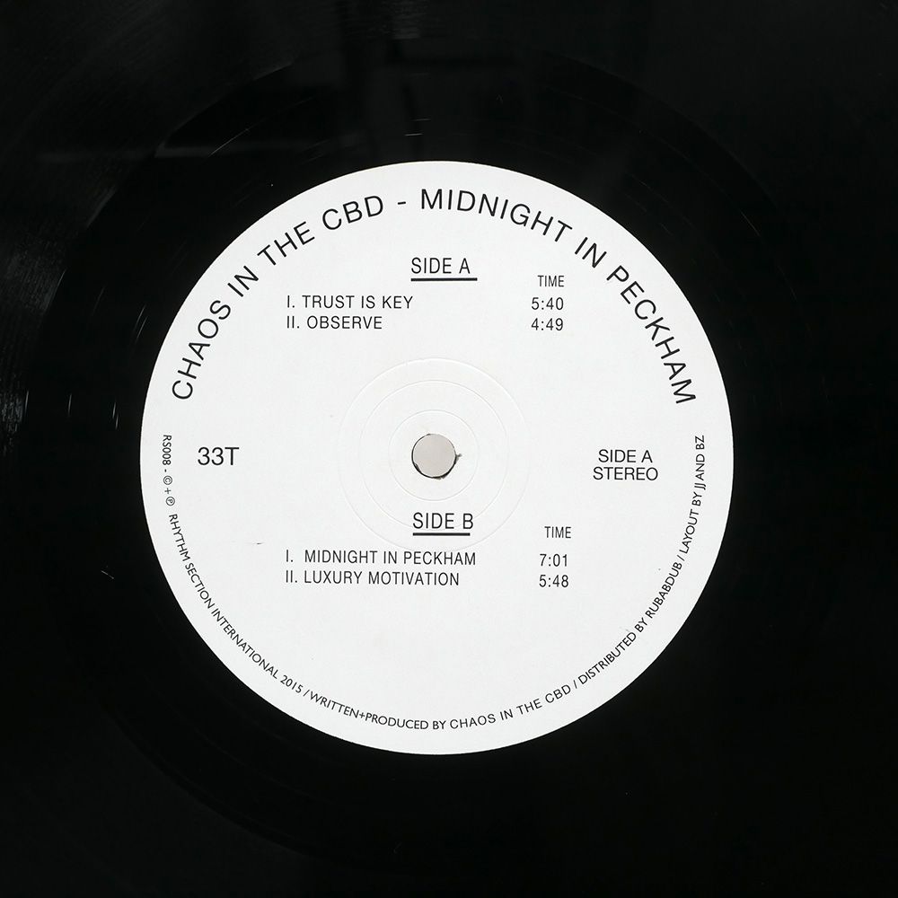 UK盤 CHAOS IN THE CBD/MIDNIGHT IN PECKHAM/RHYTHM SECTION