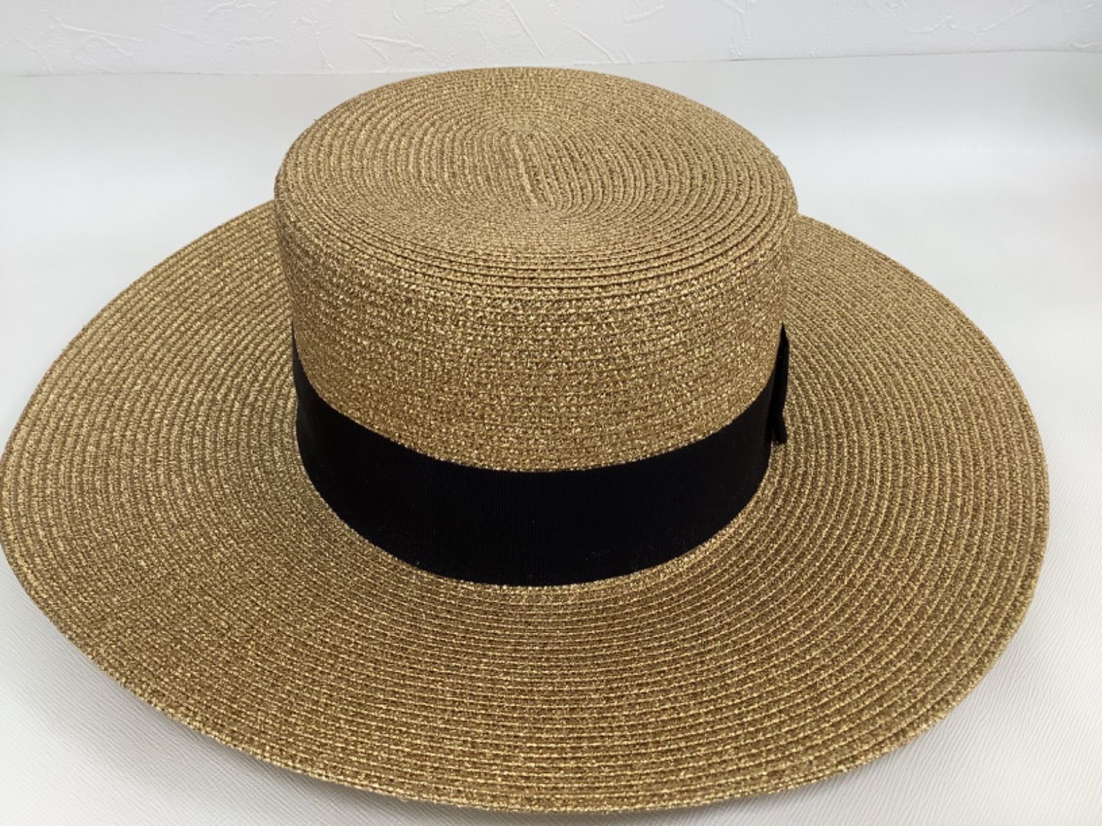グッチ GUCCI 麦わら帽子 ストローハット カンカン帽子 - メルカリ
