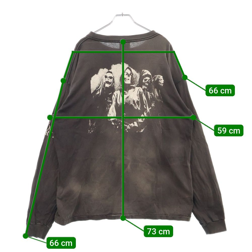 SAINT MICHAEL (セントマイケル) 23AW LS TEE BURN OF EARTH バーン