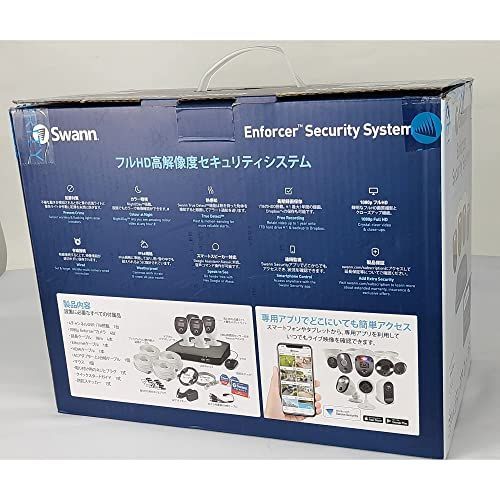 Swann 防犯カメラ 4CH カメラ4セット DVR 1TB 【アウトレット