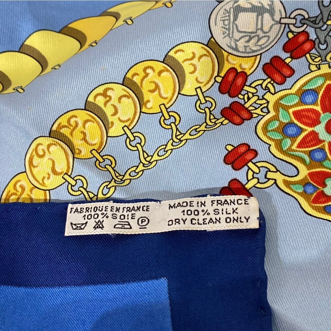 エルメス カレ90 KOSMIMA シルクスカーフ 宇宙 ジュエリー柄 HERMES